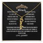 Bridget's Vertical Necklace for Miracle - CUSTOM