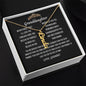 Vertical Name Necklace to My Granddaughter from Grammy