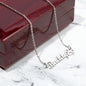 Custom Name Necklace & Paw Print