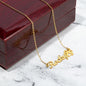 Custom Name Necklace & Paw Print