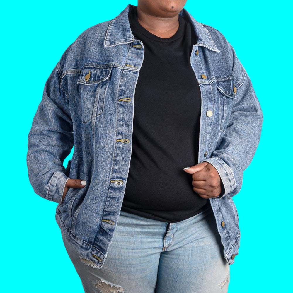 Denim Jacket, Embrace Your Journey: A Tribe of One