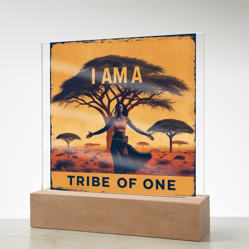 Tribe of One Acrylic Plaque