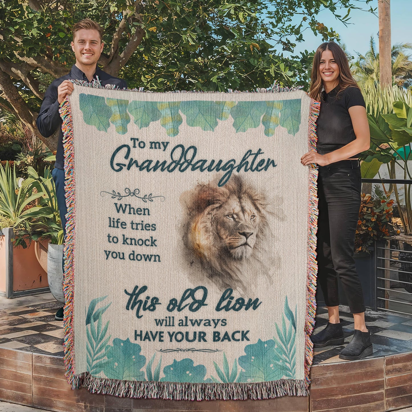 Granddaughter I Love You! 60x80 Blanket