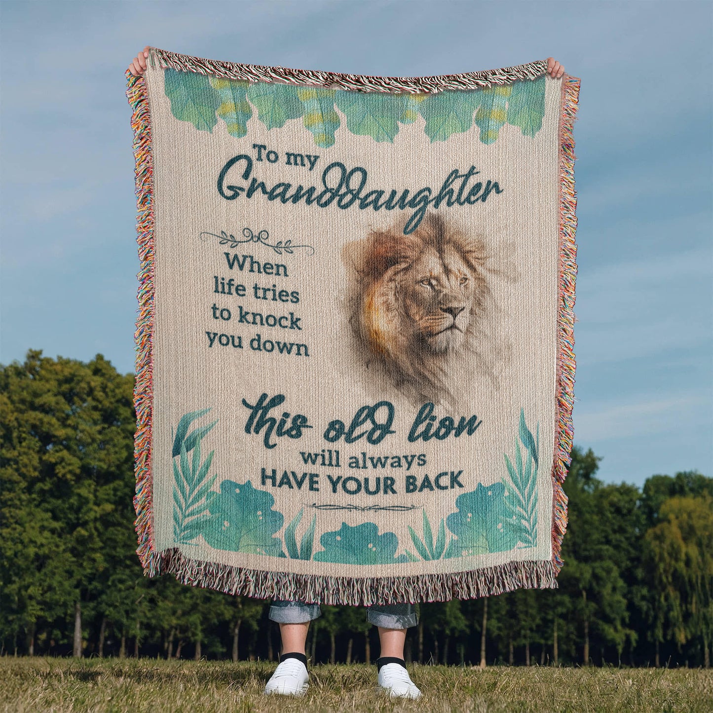 Granddaughter I Love You! 60x80 Blanket