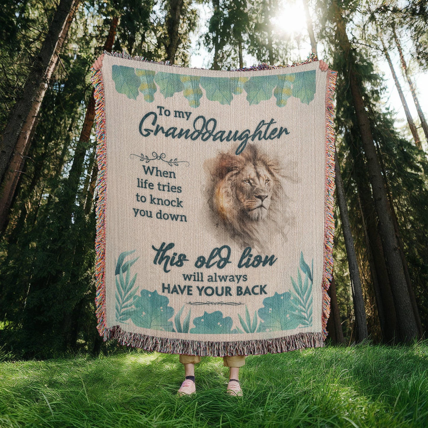 Granddaughter I Love You! 60x80 Blanket