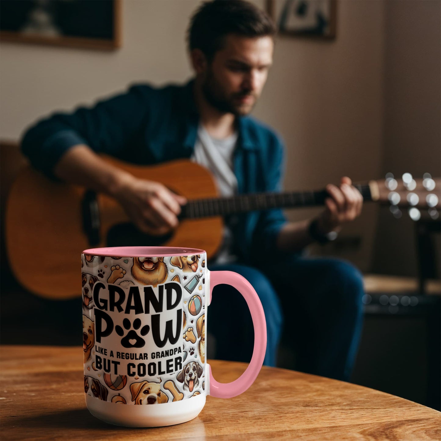Grand Paw Mug for Cool Grandpa