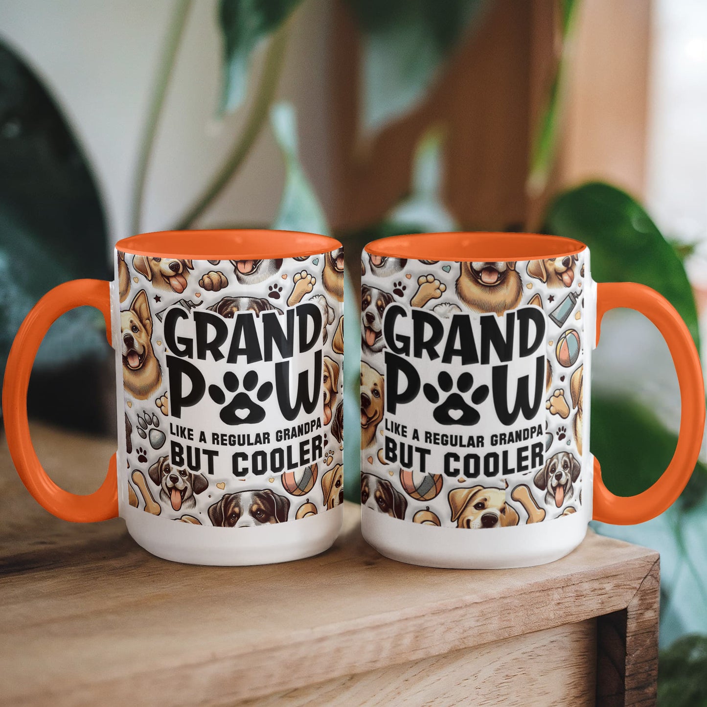 Grand Paw Mug for Cool Grandpa