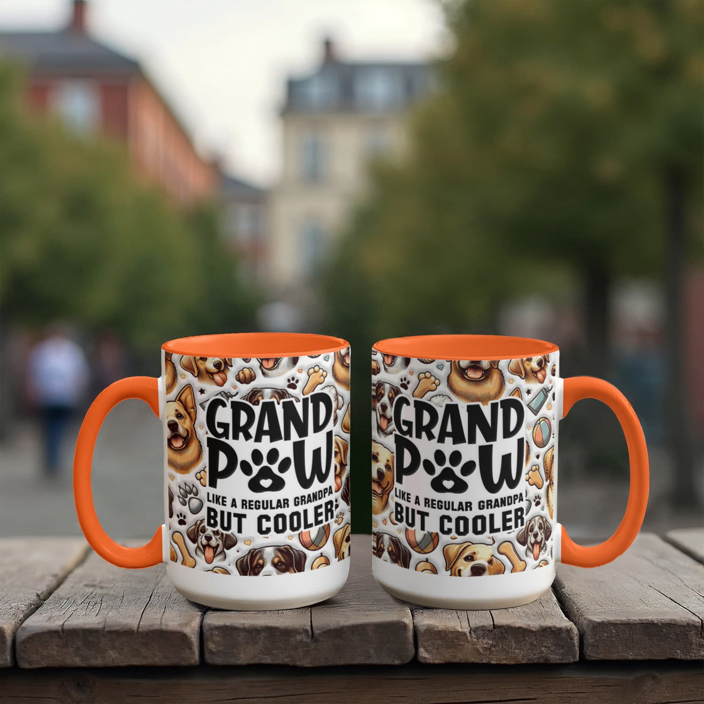 Grand Paw Mug for Cool Grandpa