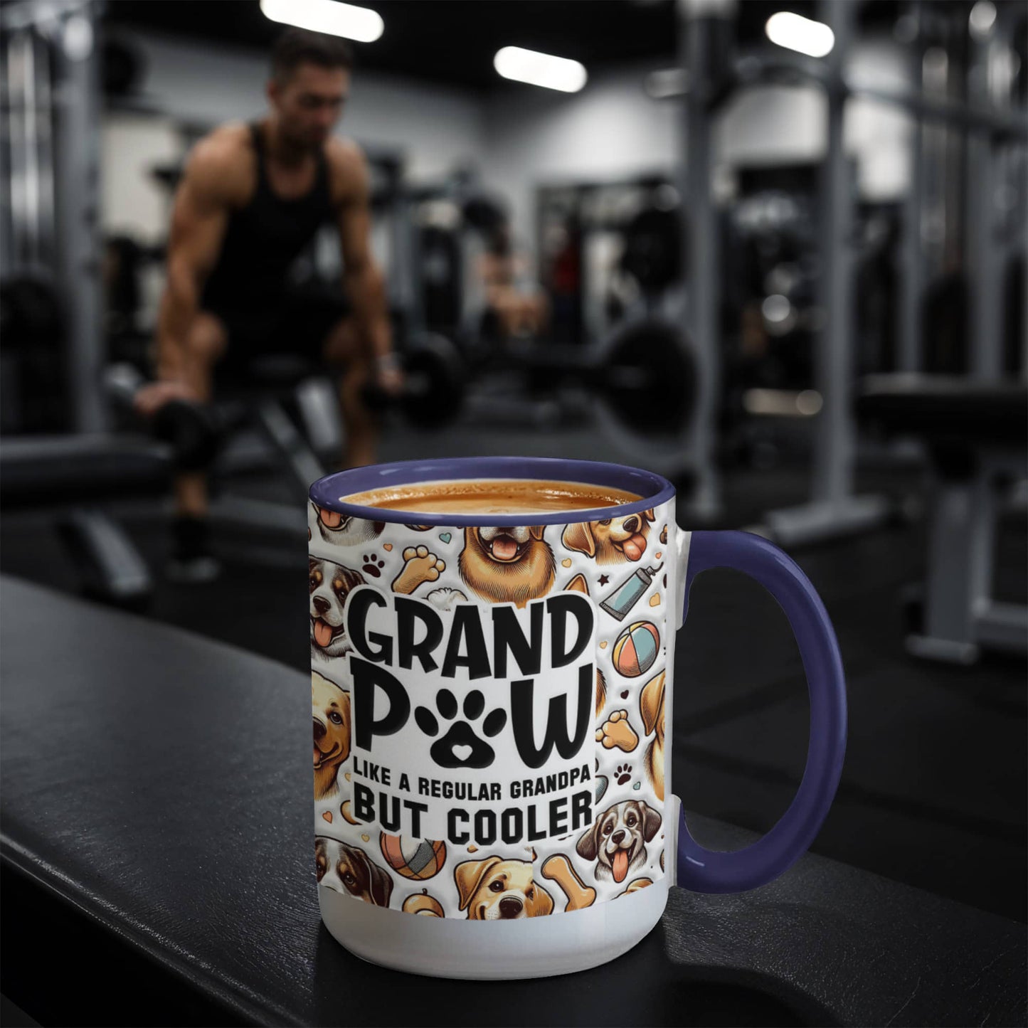 Grand Paw Mug for Cool Grandpa