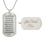 Dog Tag - LOVE LIKE JESUS gift for Family and Friends, Church