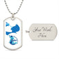 Drink Water and Dance Dog Tag