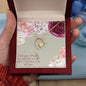 FOREVER LOVE NECKLACE features CZ Stones