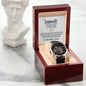 Men's Openwork Watch for My Soulmate a gift for him on Birthday, Anniversary,Fathers Day