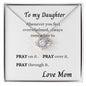 Love Knot Necklace for my Daughter from Mom