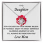 Love Knot Necklace for my Daughter from Mom
