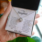 Love knot necklace From Dad