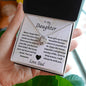 Love Knot Necklace to my DAUGHTER from DAD