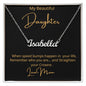 Custom Name Necklace to my Daughter from Mom