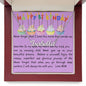 BIRTHDAY / CUSTOM NAME NECKLACE to my DAUGHTER