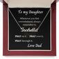 Custom Name Necklace for my Daughter from Dad