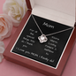 LOVE KNOT NECKLACE FOR MY MOM