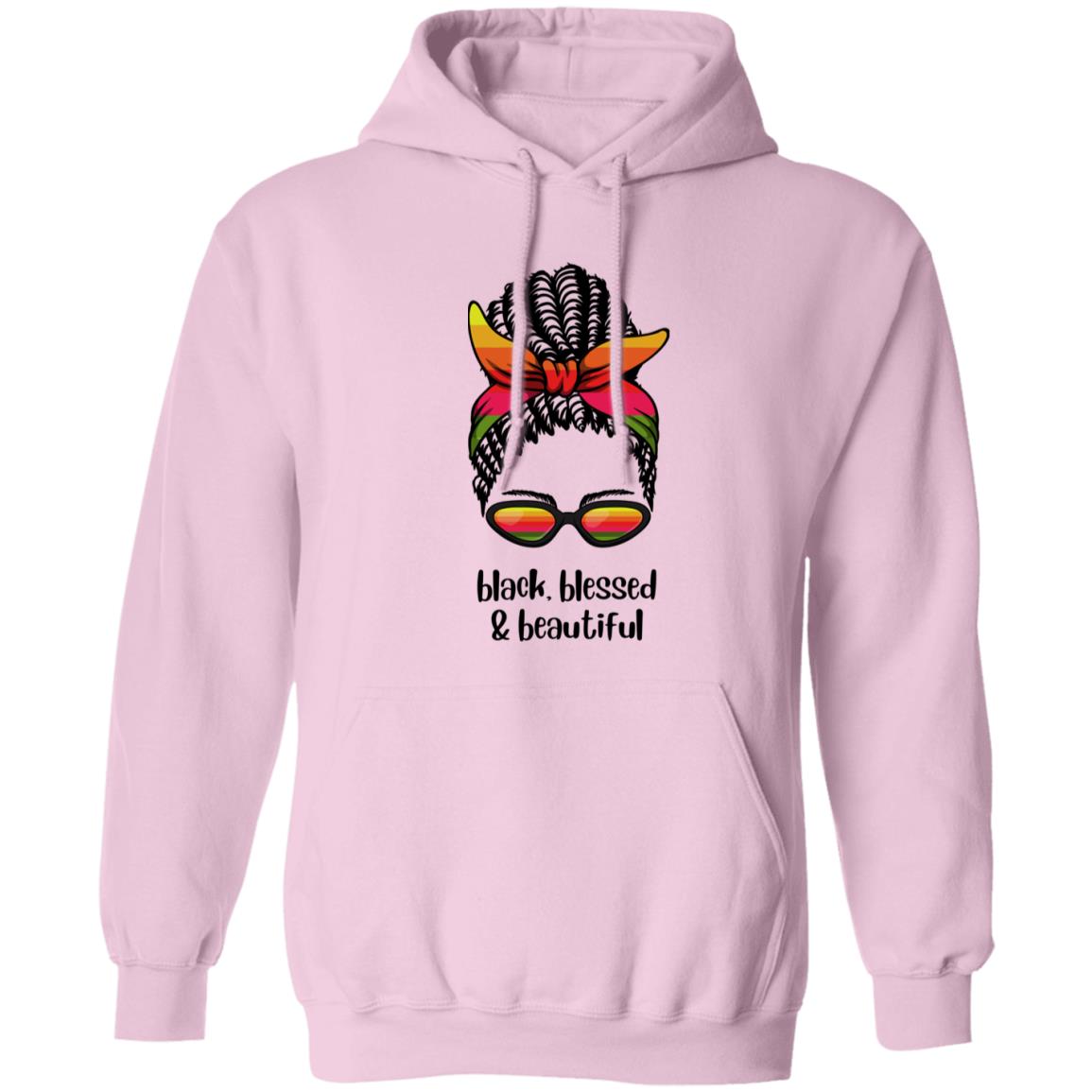 BLACK BLESSED & BEAUTIFUL Pullover Hoodie