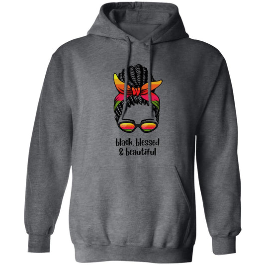 BLACK BLESSED & BEAUTIFUL Pullover Hoodie