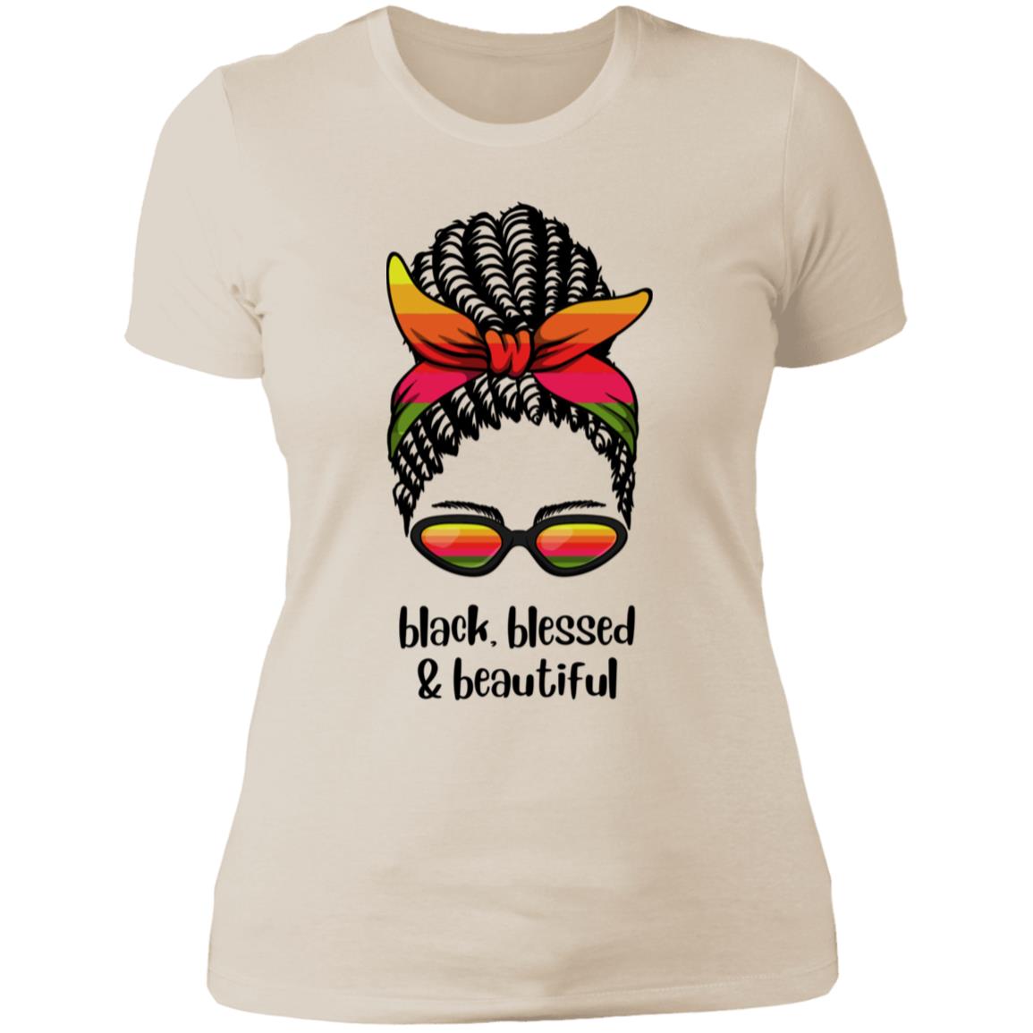 Black,Blesses,& Beautiful Ladies' Boyfriend T-Shirt