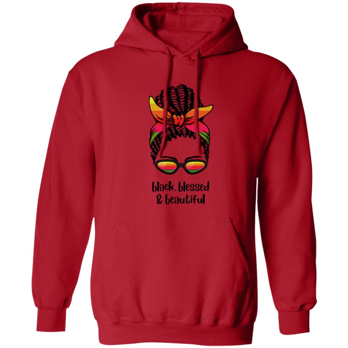 BLACK BLESSED & BEAUTIFUL Pullover Hoodie