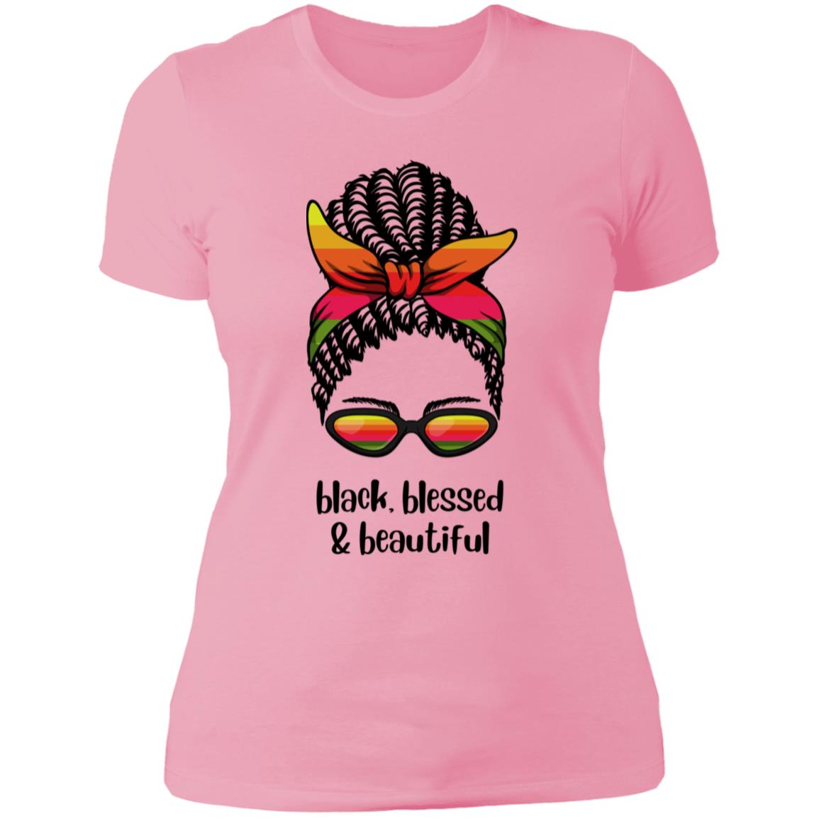 Black,Blesses,& Beautiful Ladies' Boyfriend T-Shirt