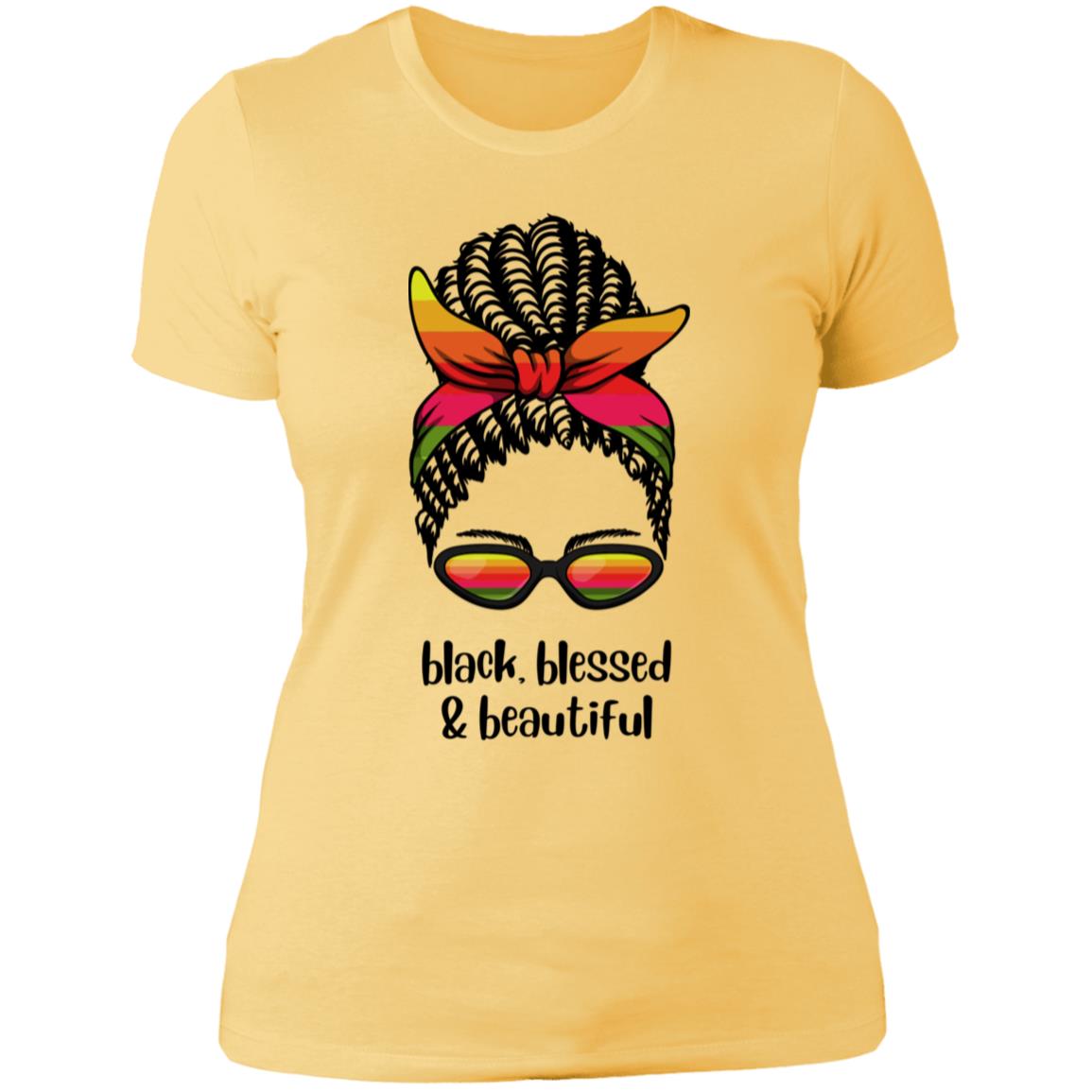 Black,Blesses,& Beautiful Ladies' Boyfriend T-Shirt