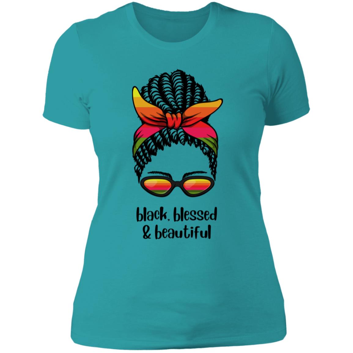 Black,Blesses,& Beautiful Ladies' Boyfriend T-Shirt