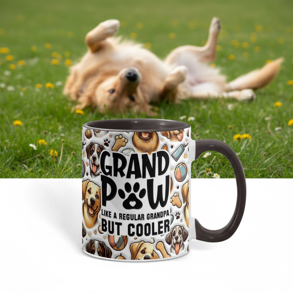 Grand Paw Mug for Cool Grandpa
