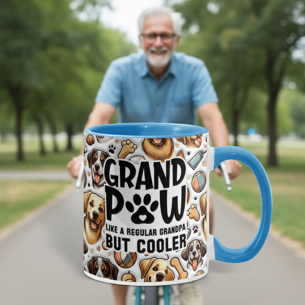 Grand Paw Mug for Cool Grandpa