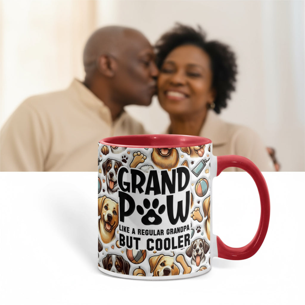 Grand Paw Mug for Cool Grandpa