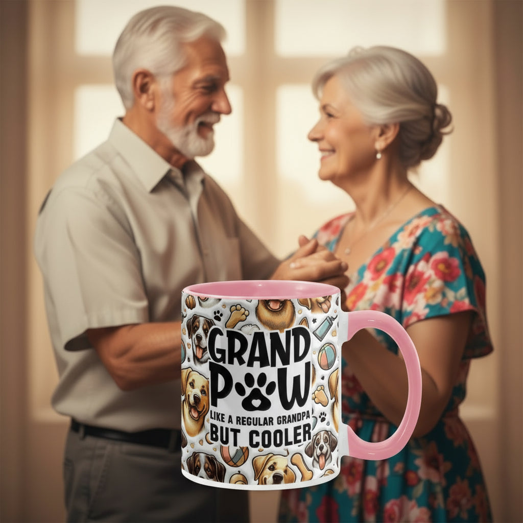 Grand Paw Mug for Cool Grandpa