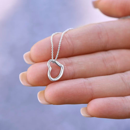 A DELICATE HEART NECKLACE for my SWEETHEART